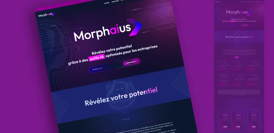 Morphaius : un site web sur mesure qui transforme des idées en outils simples et intuitifs Morphaius : un site web sur mesure qui transforme des idées en outils simples et intuitifs