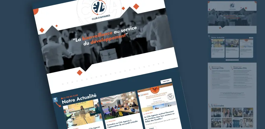 Concevoir le site web d’un club d’affaires : retour sur la création du site C2A avec l’agence Olvani Concevoir le site web d’un club d’affaires : retour sur la création du site C2A avec l’agence Olvani