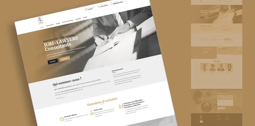 Cabinet JLC : La refonte du site web du Cabinet d'Avocats sur Marmande Cabinet JLC : La refonte du site web du Cabinet d'Avocats sur Marmande