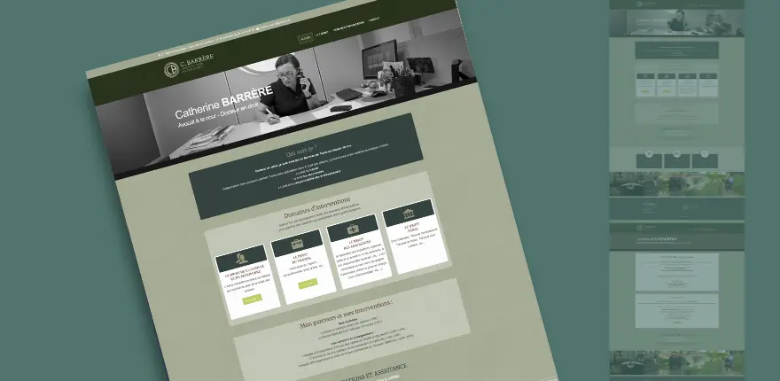 Avocat Barrère : création et mise à jour du site internet à Toulouse Avocat Barrère : création et mise à jour du site internet à Toulouse