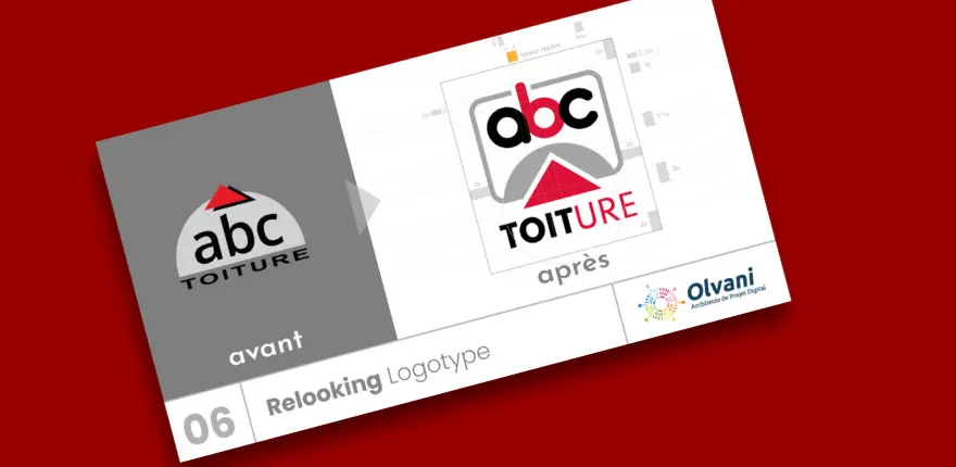 Relooking du logo : ABC Toiture charpentes et nettoyage de toitures Relooking du logo : ABC Toiture charpentes et nettoyage de toitures